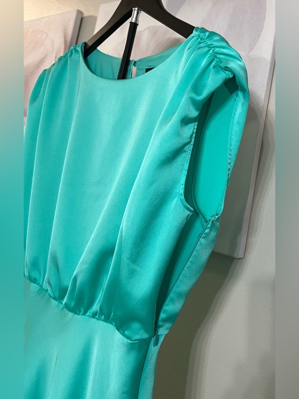 Ann Taylor Mint Green Sleeveless Maxi Dress - Picture 4 of 16